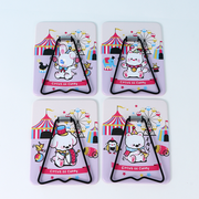 Circus Rectangular Printing Desktop Mirror with Stand