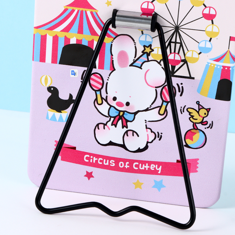 Circus Rectangular Printing Desktop Mirror with Stand