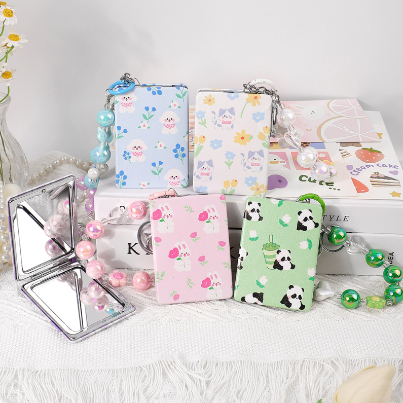 Cute Pet Rectangular Stylish Hanging Mirror for Bag