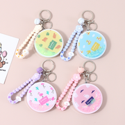 Lovely Story Round Glitter Hanging Mirror for Bag