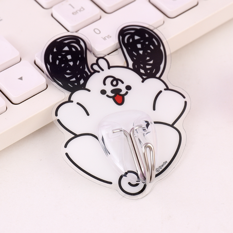TUTOGOU Series Plastic Traceless Sticky Hooks /4 PCS