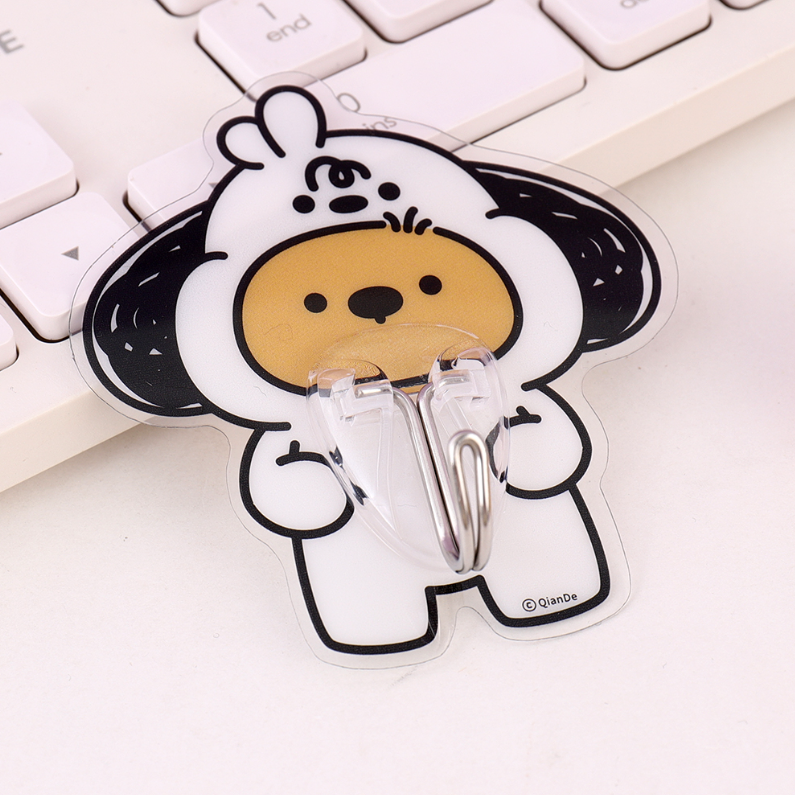 TUTOGOU Series Plastic Traceless Sticky Hooks /4 PCS