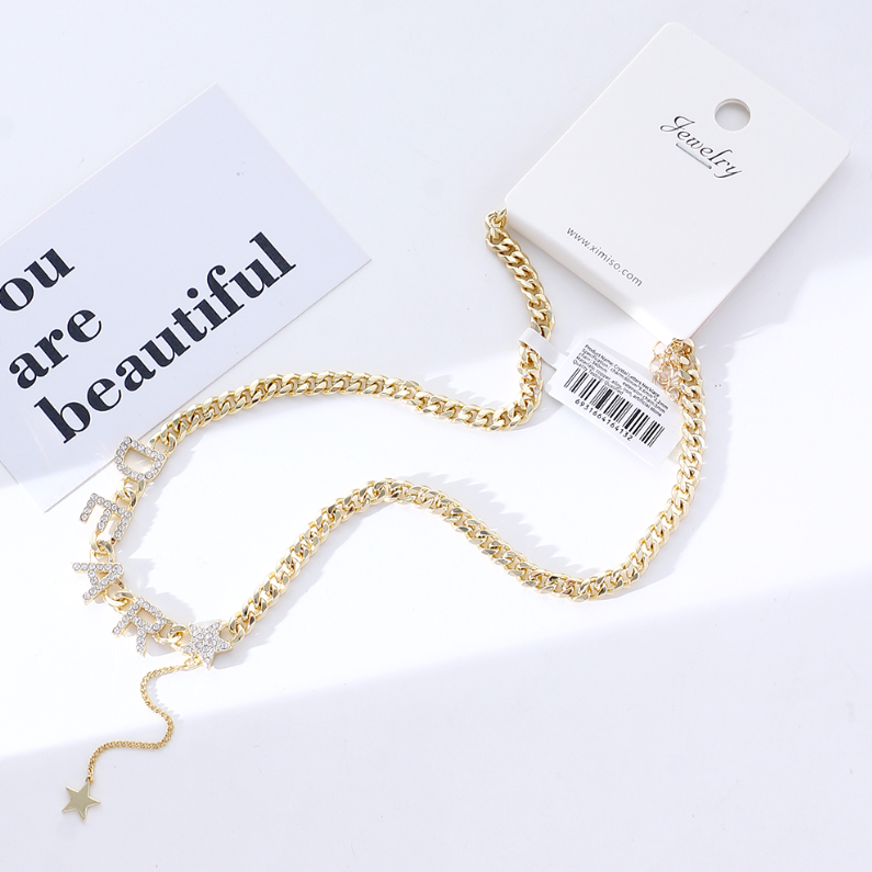 Crystal Letters Necklace