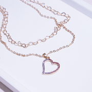 Love necklace two dresses