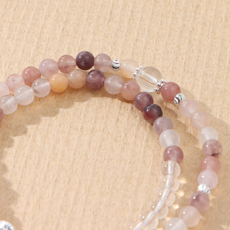 Dark Double bead bead bracelet (with box)