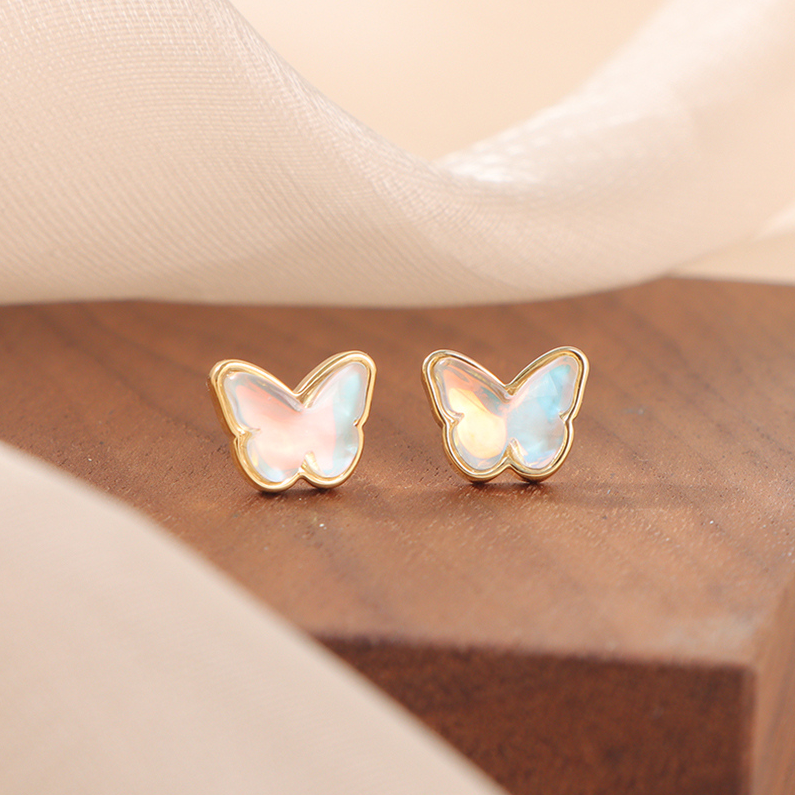Colorful Butterfly delicate multi-piece earrings