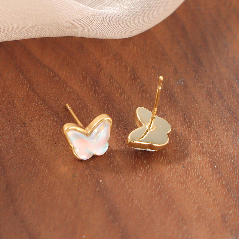 Colorful Butterfly delicate multi-piece earrings