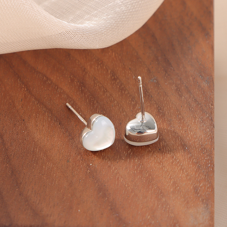Simple love delicate multi-piece earrings