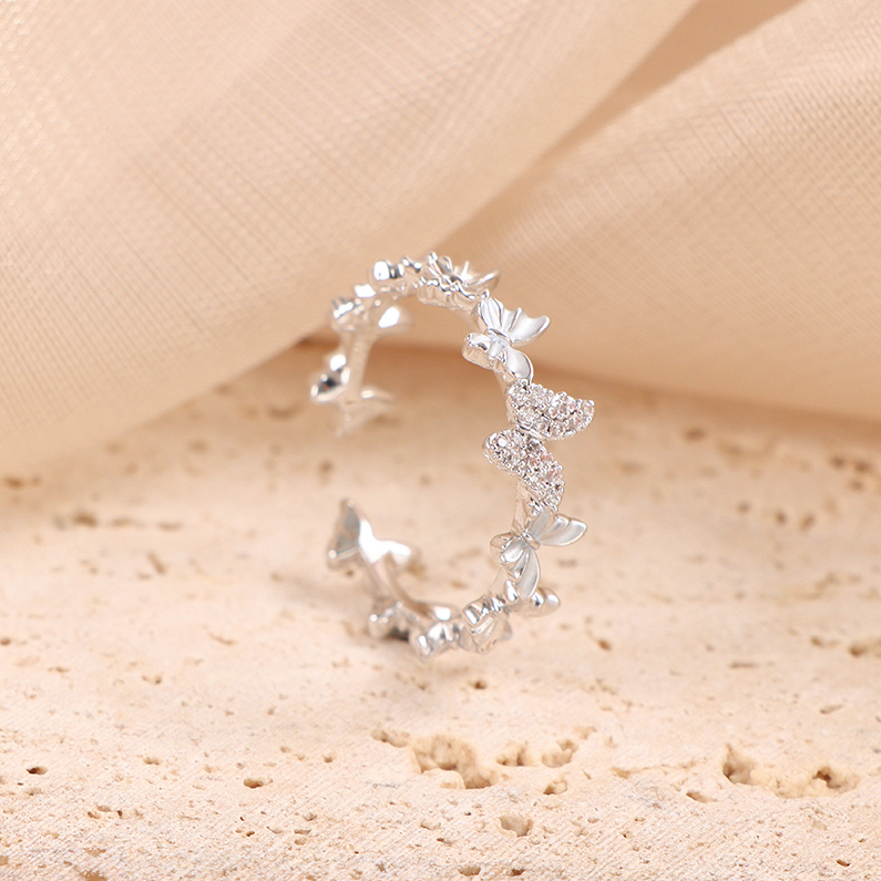 Delicate butterfly ring
