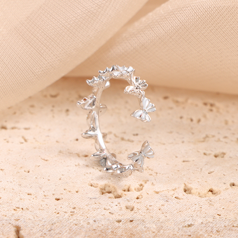 Delicate butterfly ring