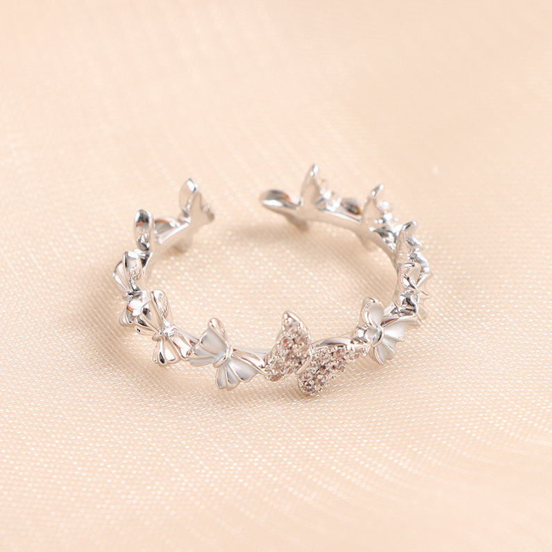 Delicate butterfly ring