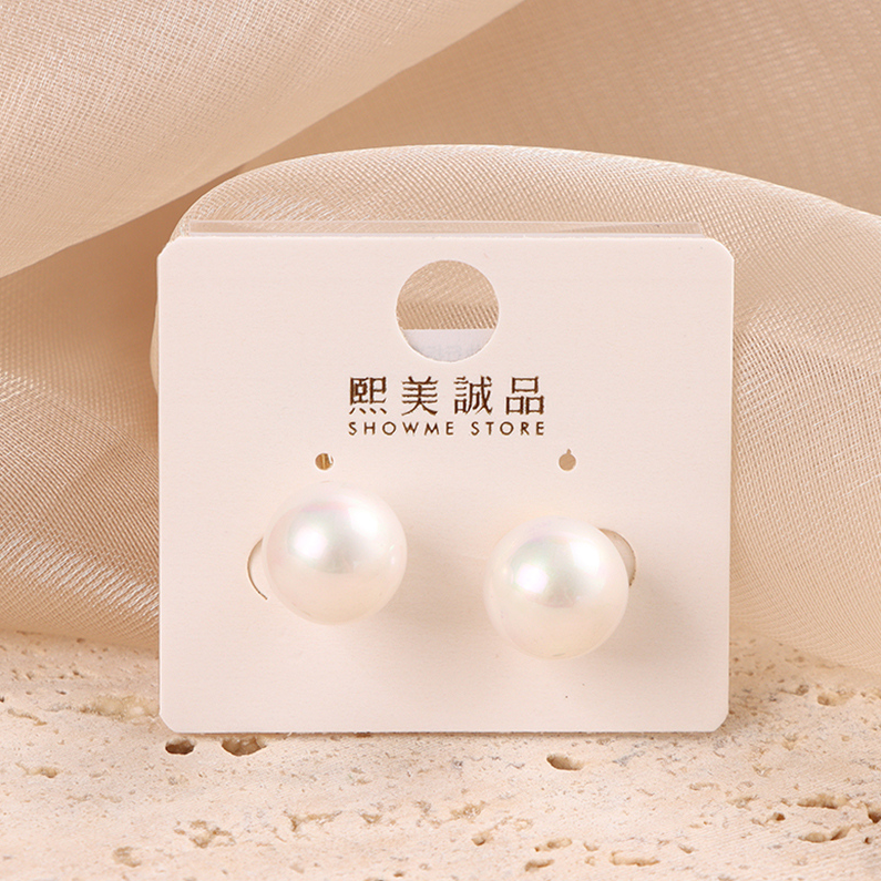 French bead ear clip 12mm