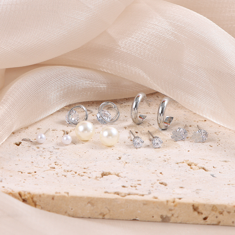 Tidal Code set of earrings