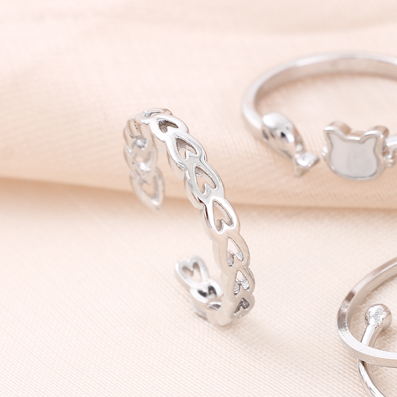 Plain ring set 6