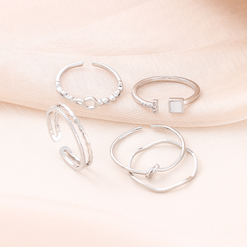 Plain ring set 5