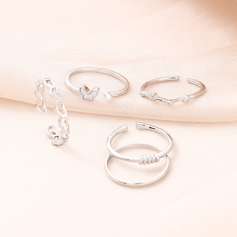 Plain ring set 4