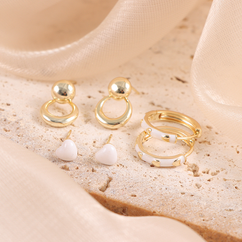 Temperament Drop earrings set
