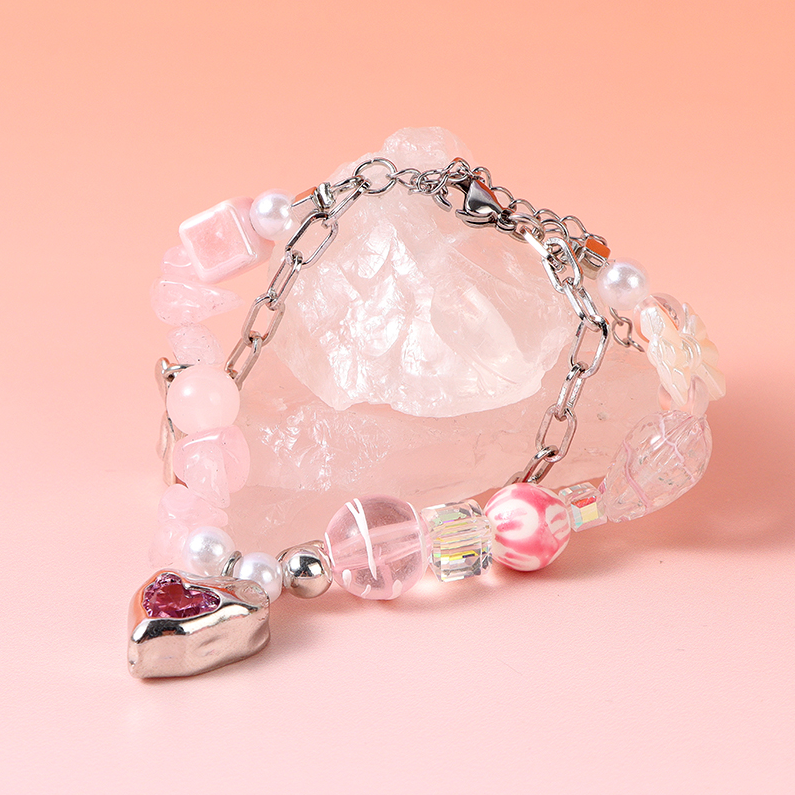y2k Zircon bow bracelet