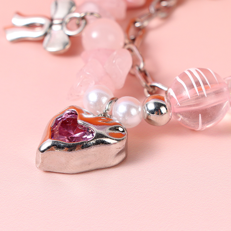 y2k Zircon bow bracelet