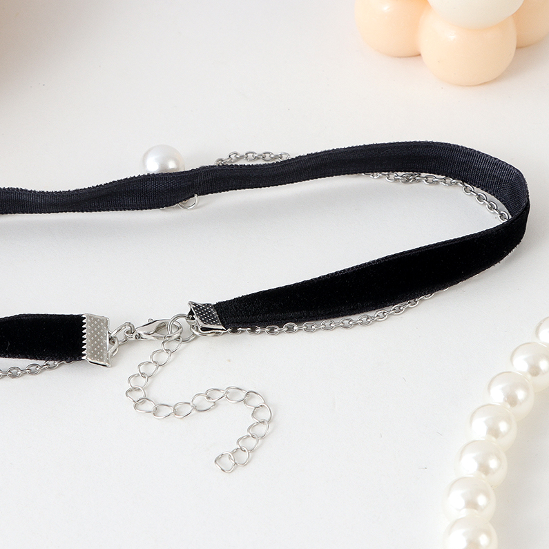 Vintage double pearl choker