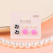 Small fragrance six piece earrings