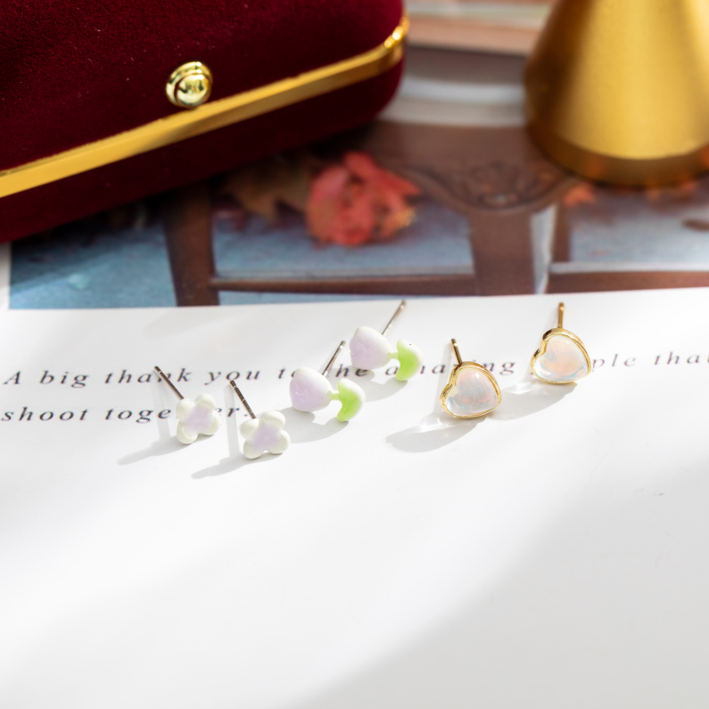 Color cartoon silver needle six-piece set