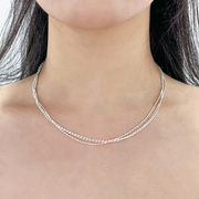 Simple three-layer necklace