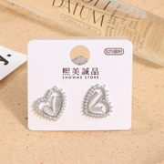 Heart Stud Earrings