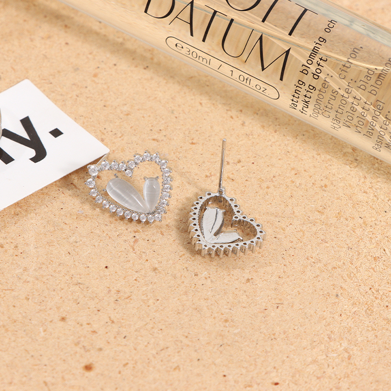 Heart Stud Earrings
