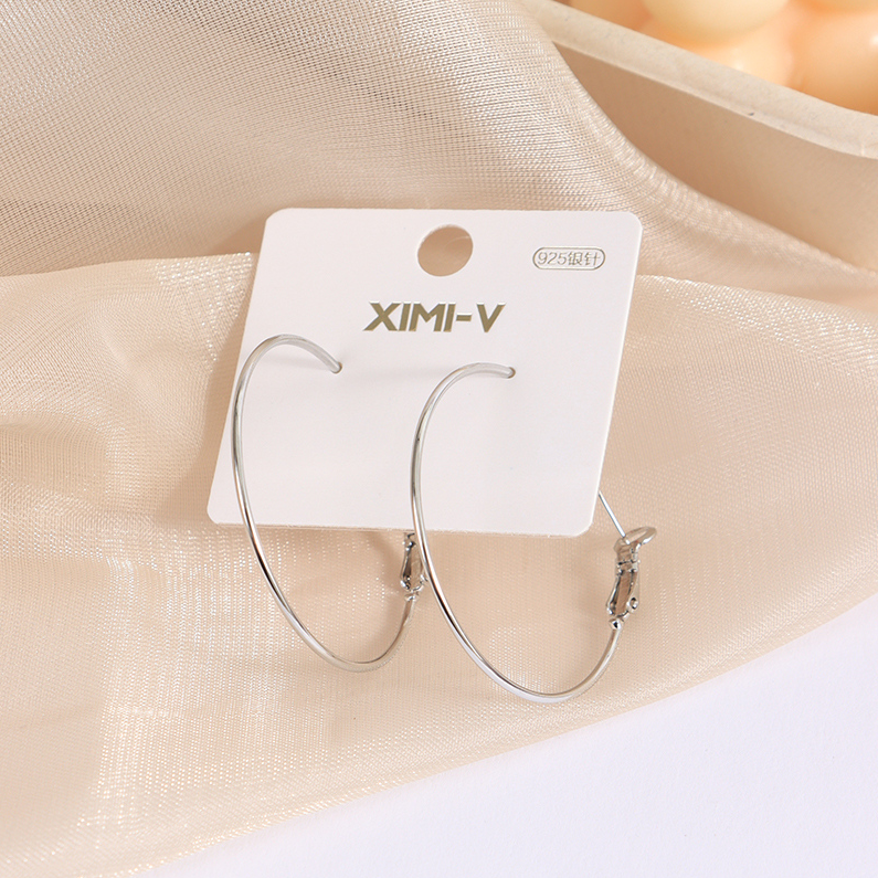 Basic Round Hoop Earrings 40