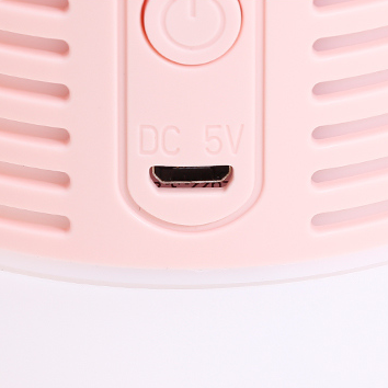 Water bottle night light humidifier (pink) LA-0625