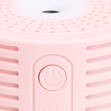 Water bottle night light humidifier (pink) LA-0625