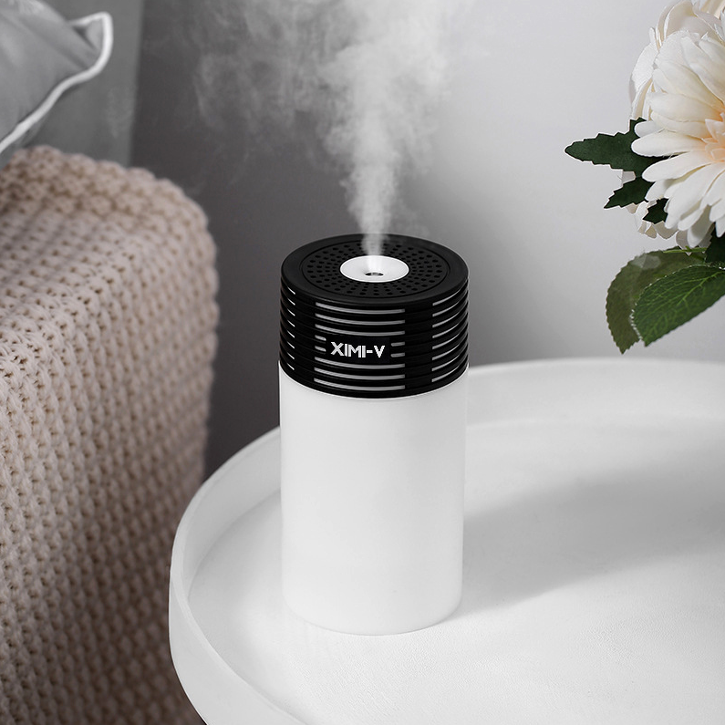 Water bottle night light humidifier (black) LA-0625