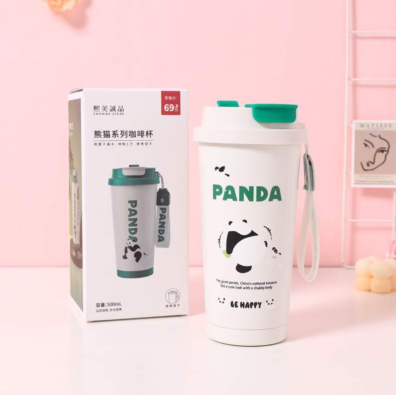 Panda Series 3D Coffee Cup (500mL)