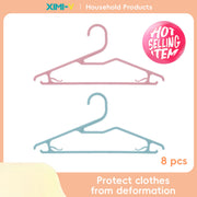 Simple collar Collar Plastic coat hanger /8 pieces (mixed co