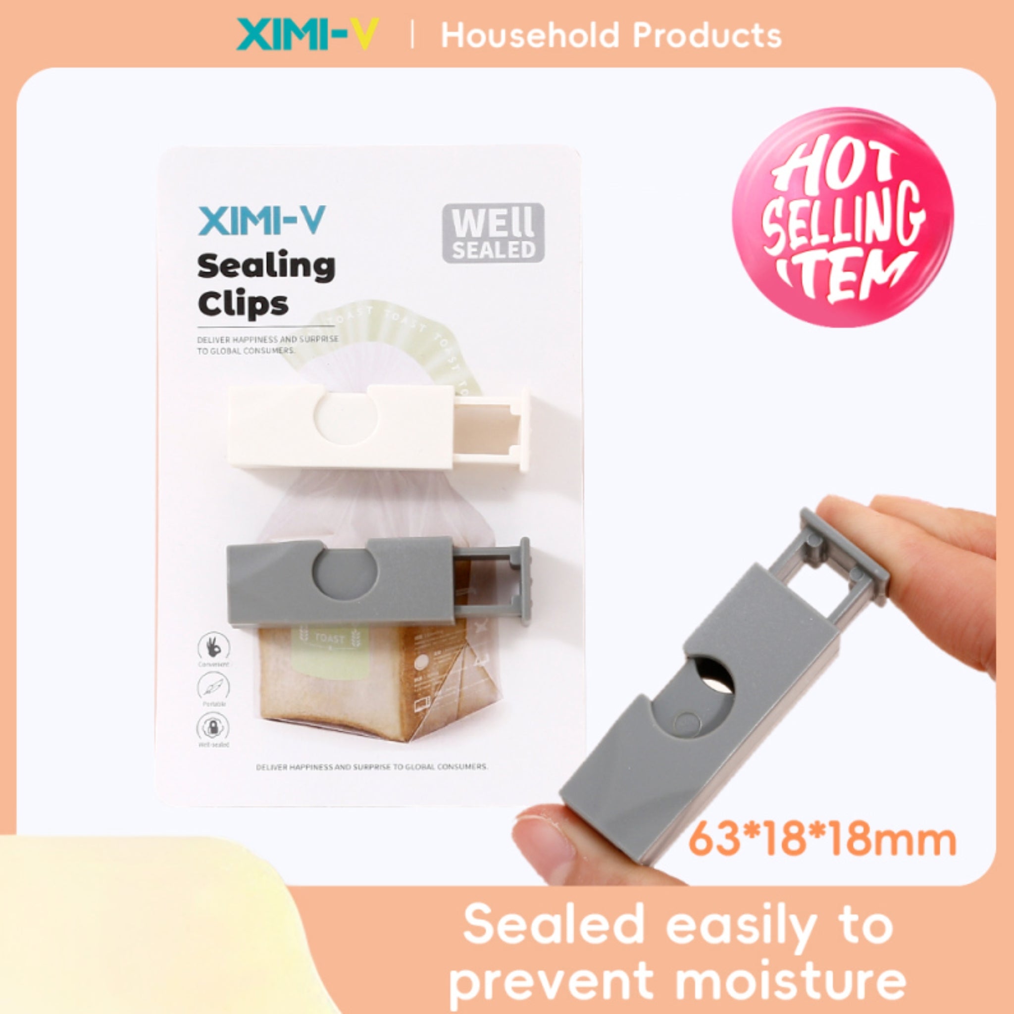 Mini Sealing Clips 2 Pcs