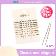 Basic matching color gold and silver basic a word clip 8