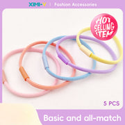 Solid color fashion basic rubber band 5