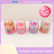Bear bucket colored disposable rubber band