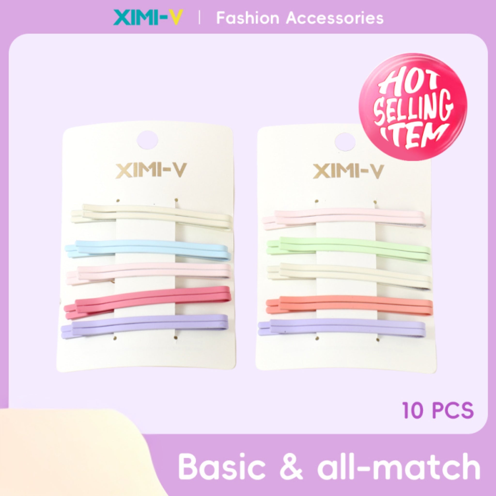 Crisp Arch Clip 10 packs (mixed colors)