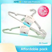 41cm groove molded into human hanger 10 packs (mixed color)