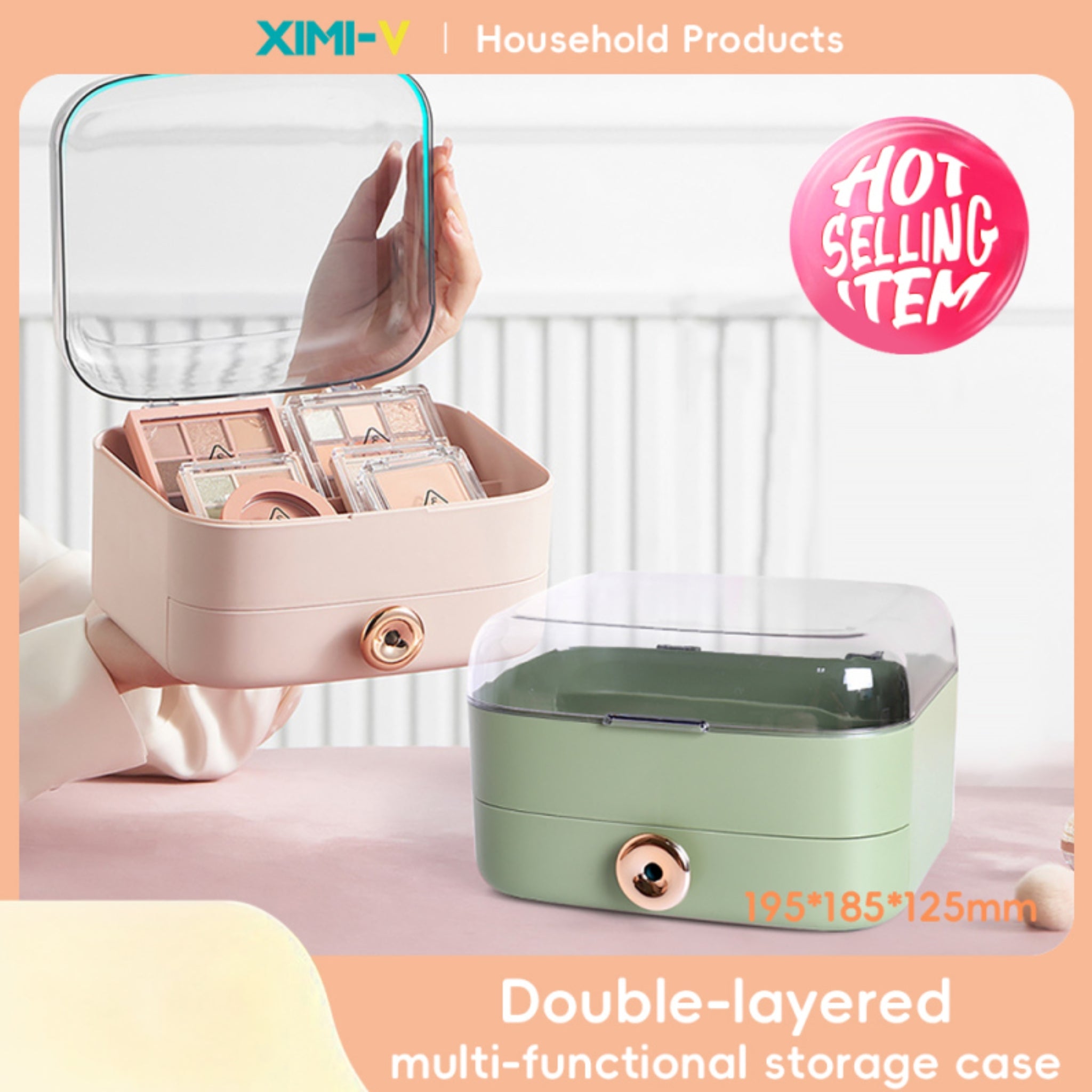 Fairy Land Series Pressed Powder Plastic Storage Box