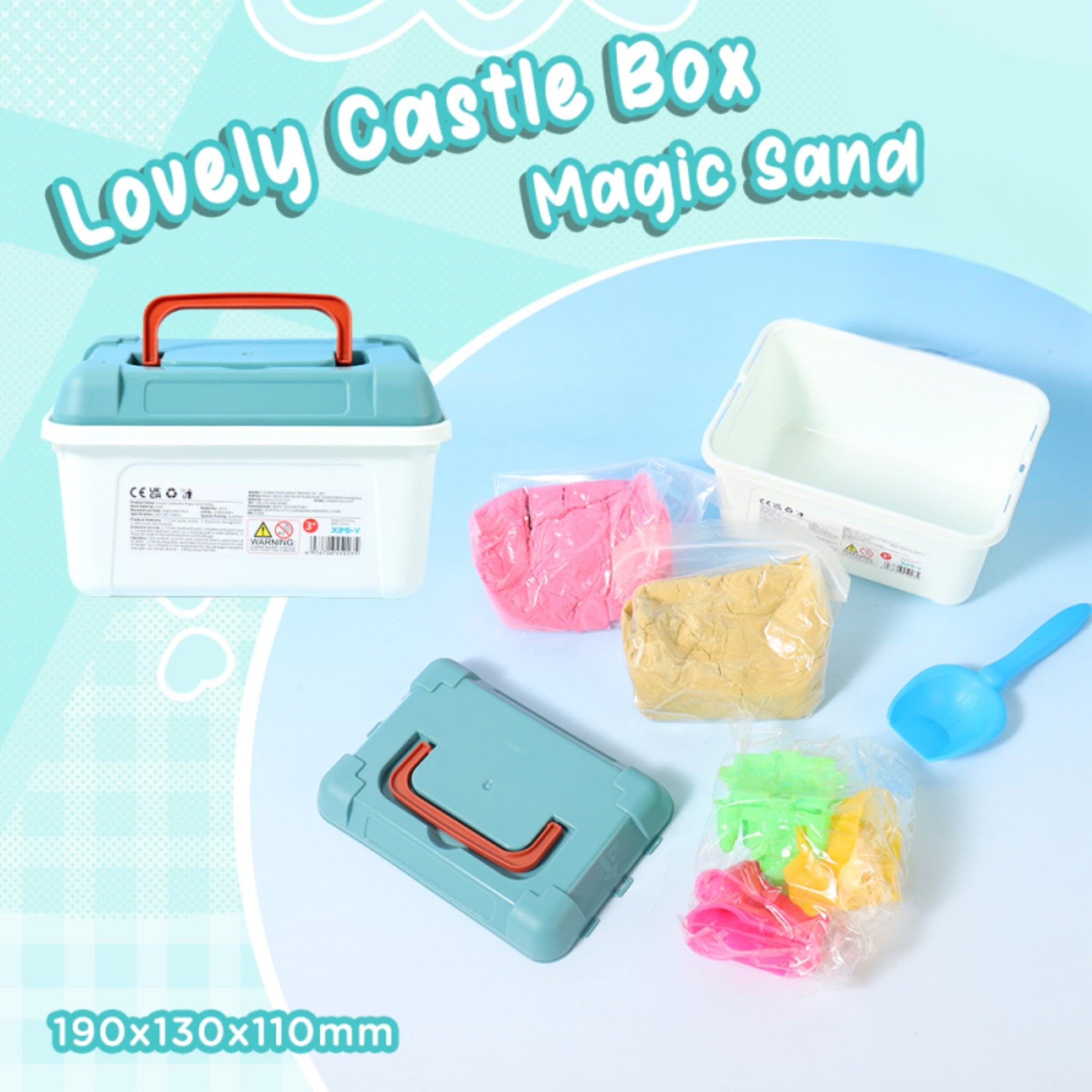 Lovely Castle Box Magic Sand 1000g