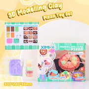 3D Modelling Clay - Pizza Toy Set