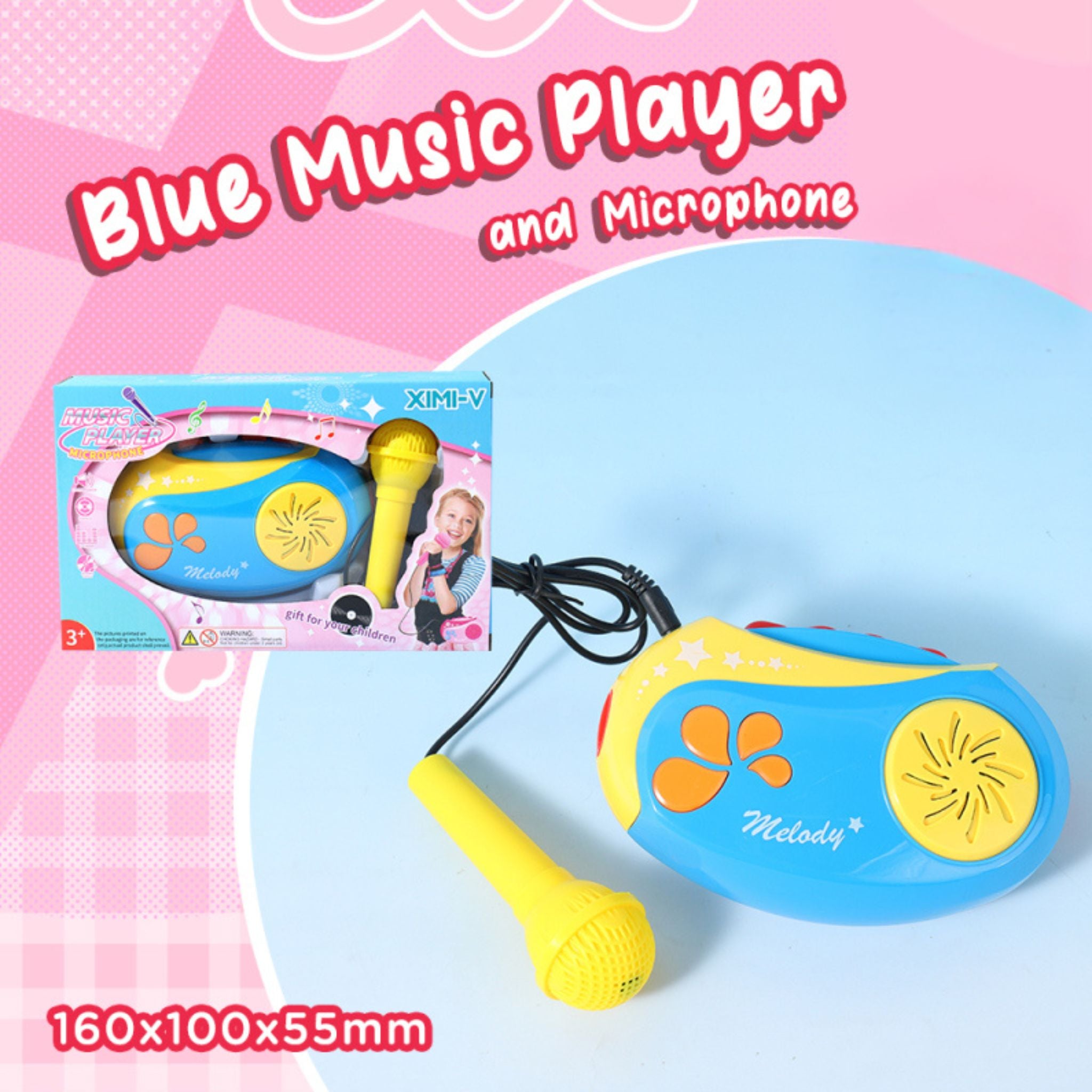 Blue Music Player + Microphone
