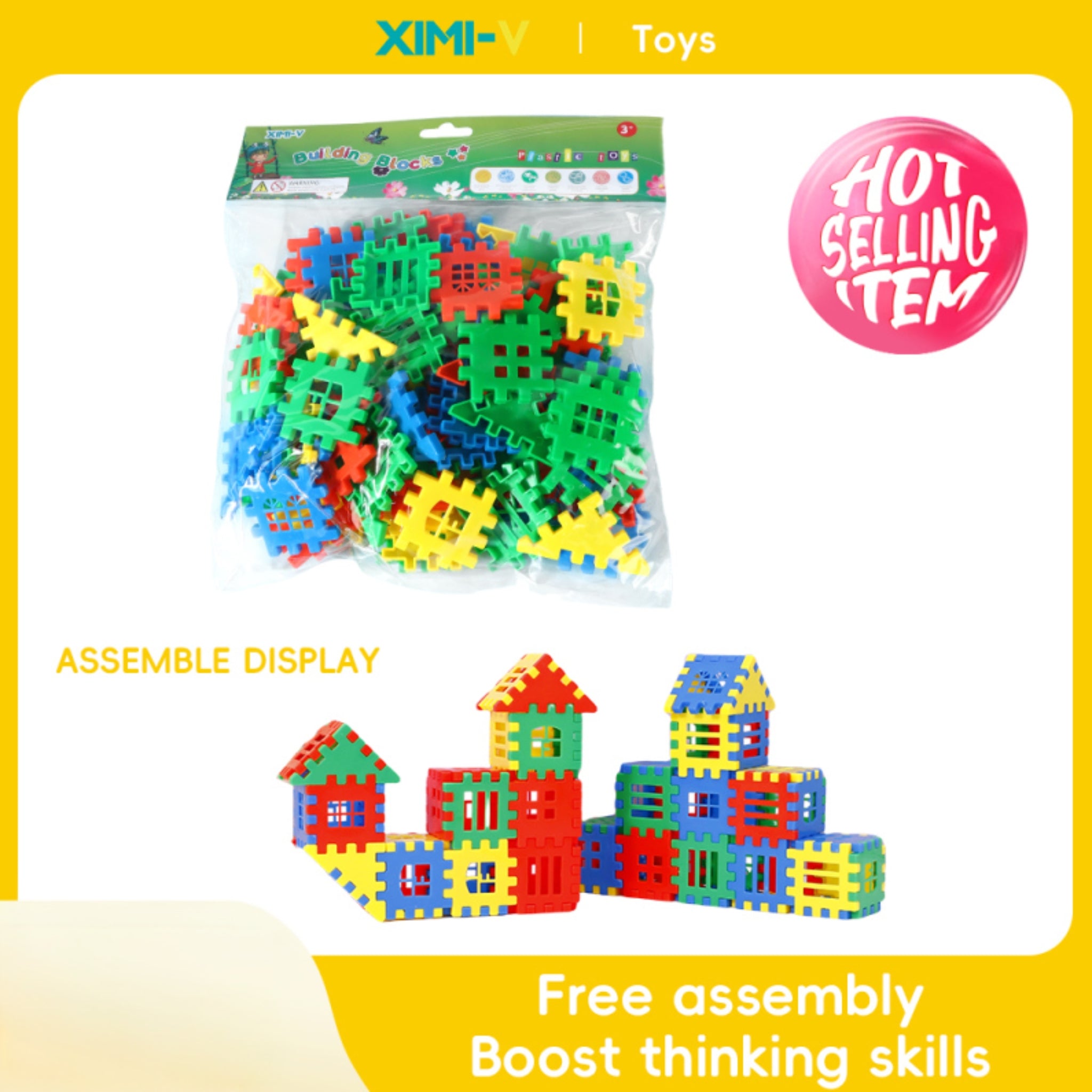 Castle Building Blocks - PVC Bagged