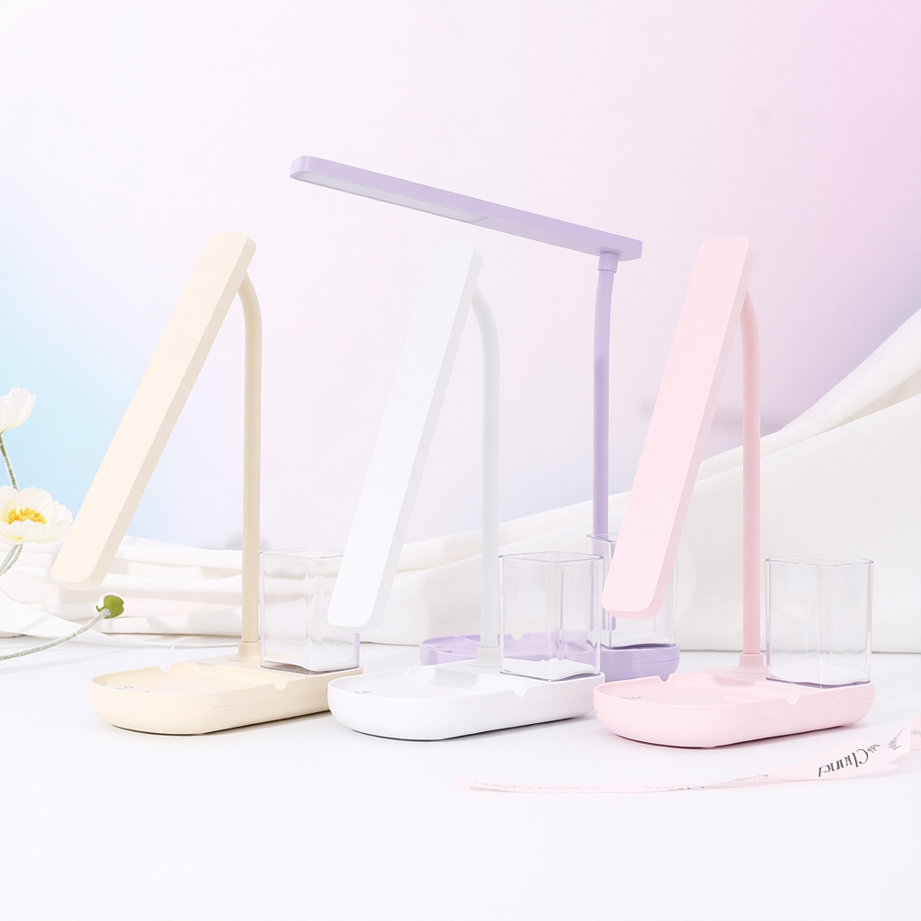 Pen holder desktop eye-protecting desk lamp