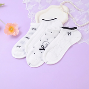 Women's socks with White Bow Series (3 pieces)