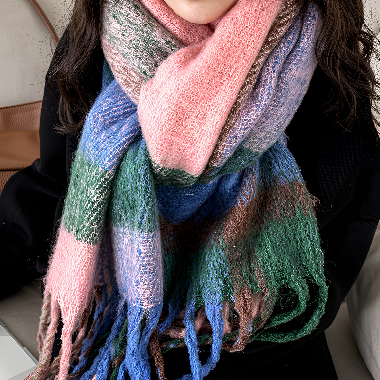 Mohair Adult Scarf (Mixed)