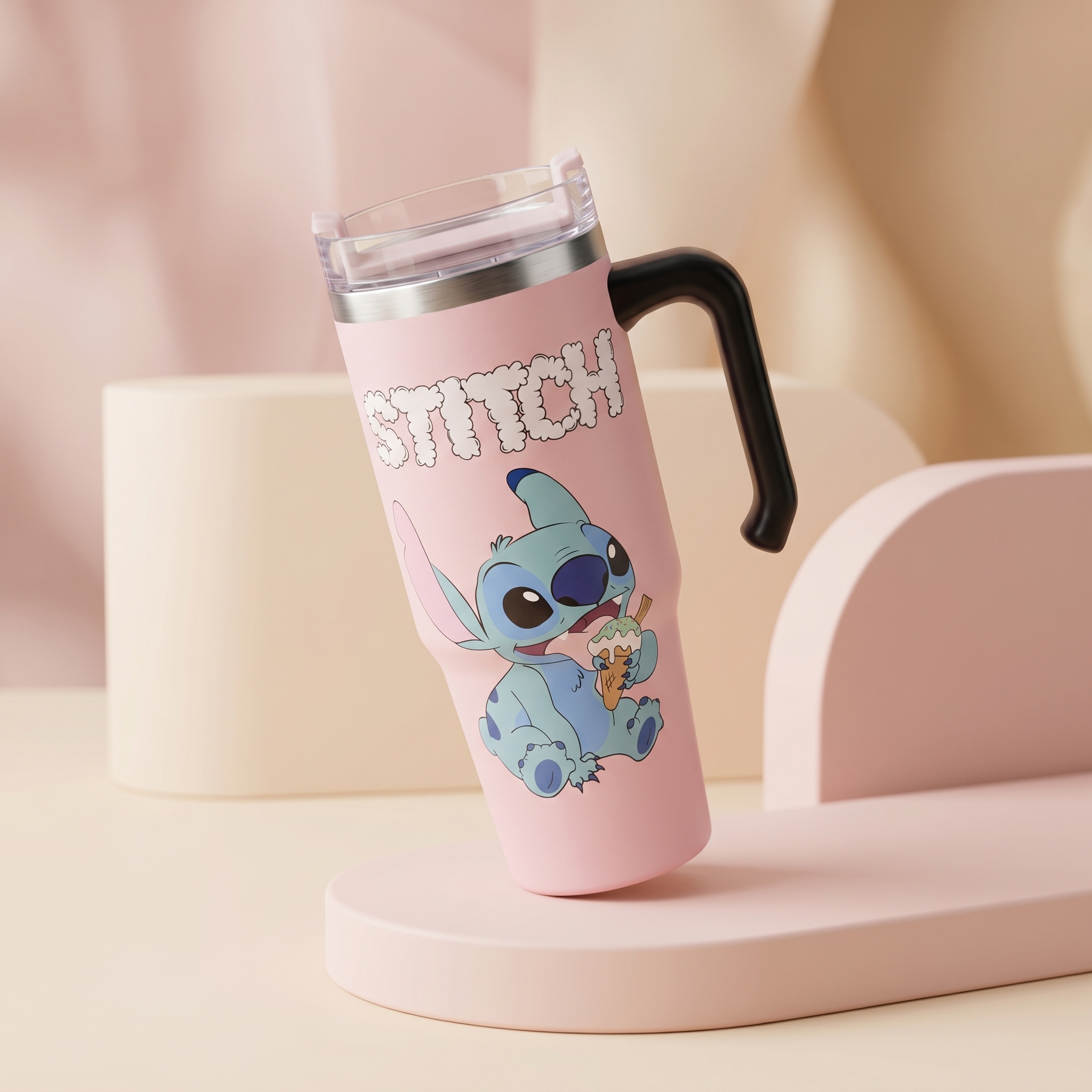 Stitch Stanley Thermos Cup (Pink) 890ml/30.09 fl.oz.
